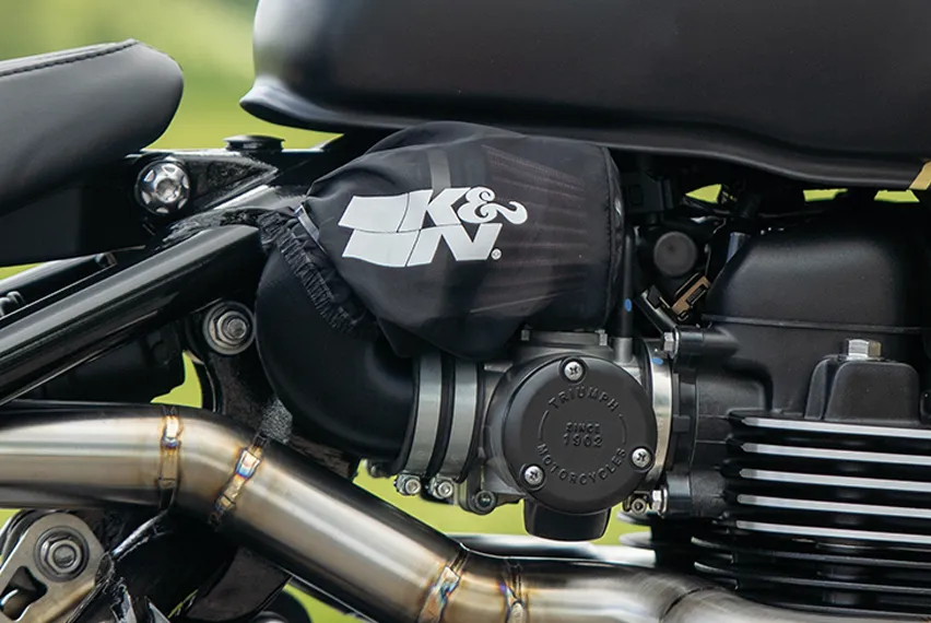 Desert Bobber air filters inlets