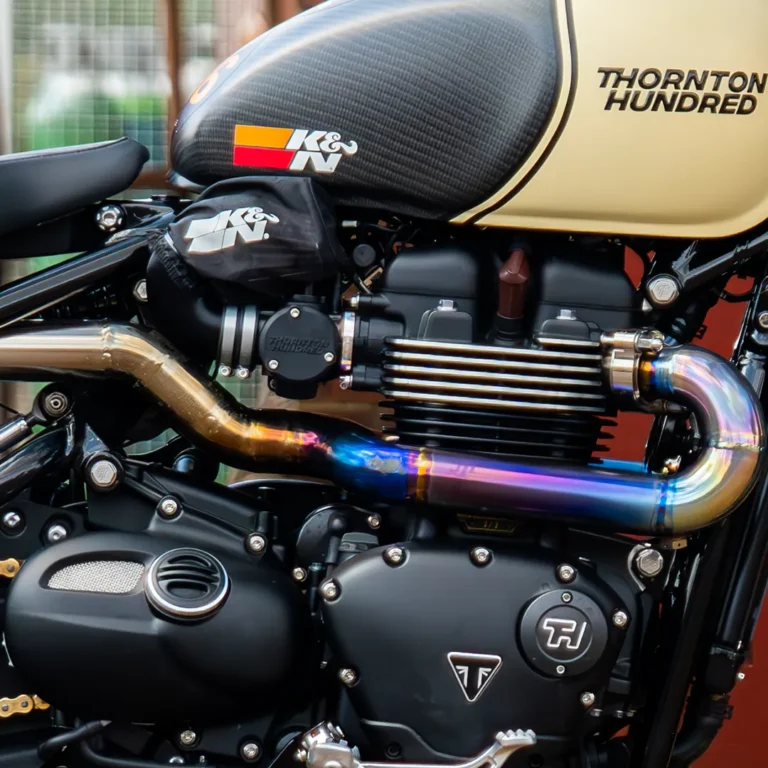 TH Throttle Body Covers on the bike