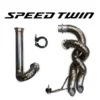 Handcrafted Twisted Exhaust - Speed Twin 1200 & 900